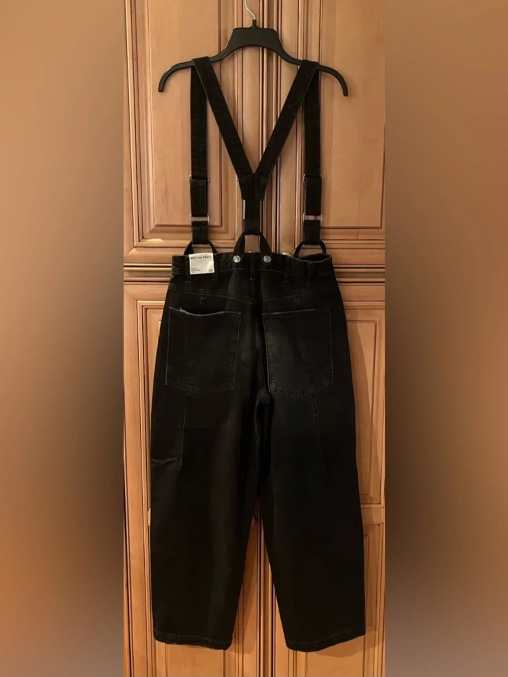 NWT Free People Berkley Suspender Jeans
